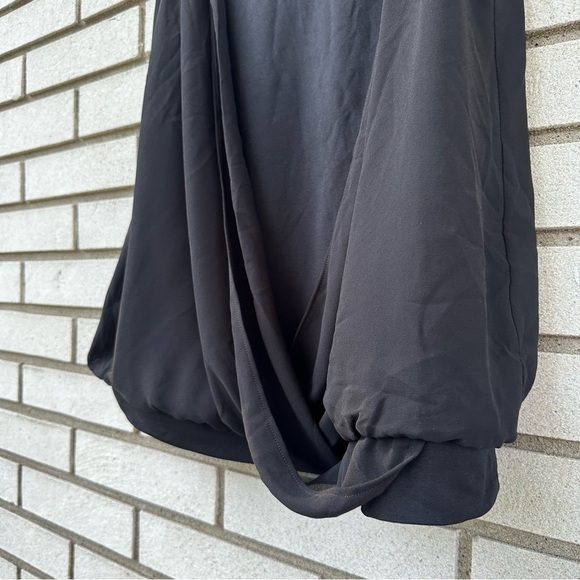 NWT City Chic Black Wrap Front Surplice Twist Strap Top - Picture 7 of 13